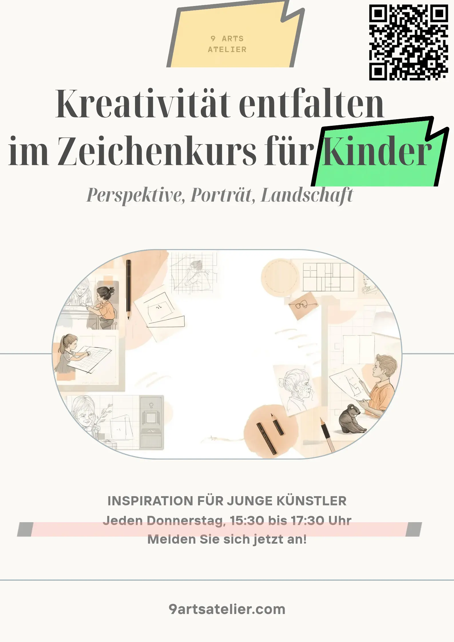 Zeichenkurs für Kinder – Donnerstag