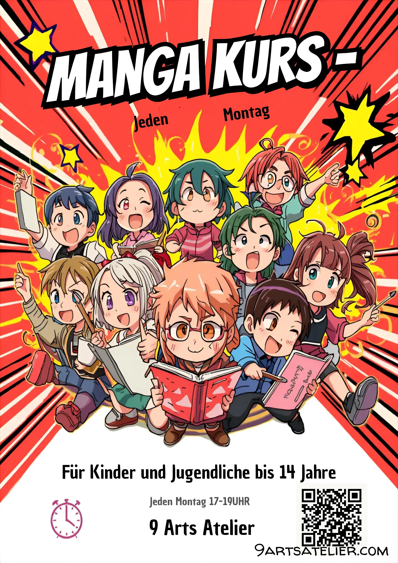 Leinwandmalerei für Kinder – Montag