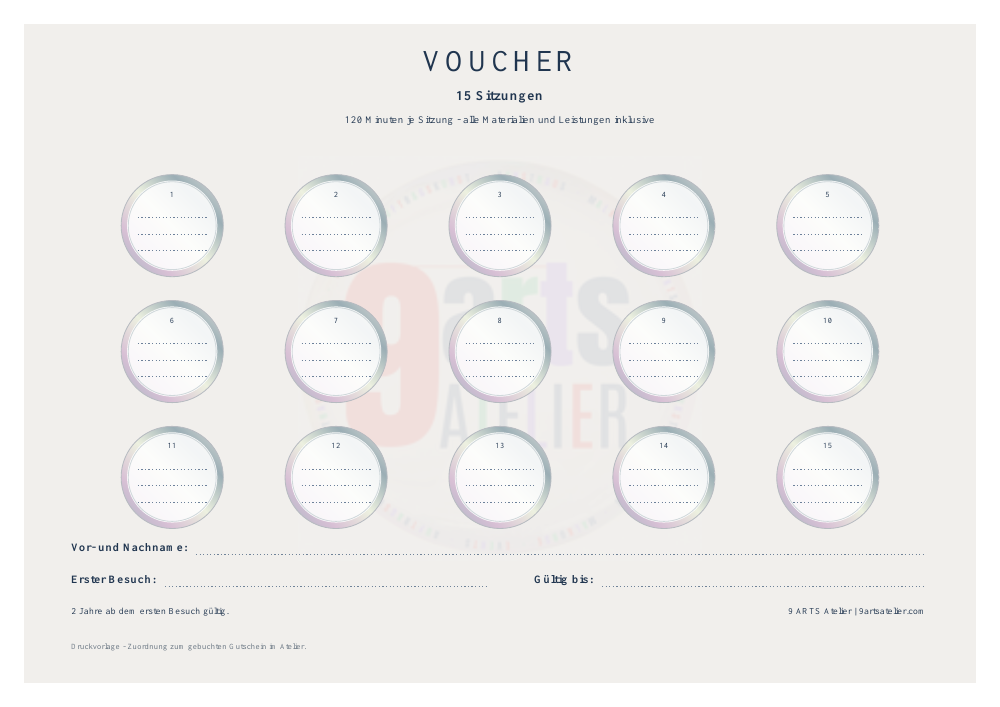 Voucher-Vorschau: 15 Sitzungen